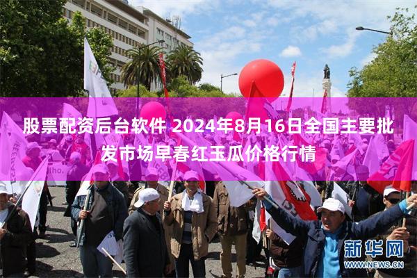 股票配资后台软件 2024年8月16日全国主要批发市场早春红玉瓜价格行情